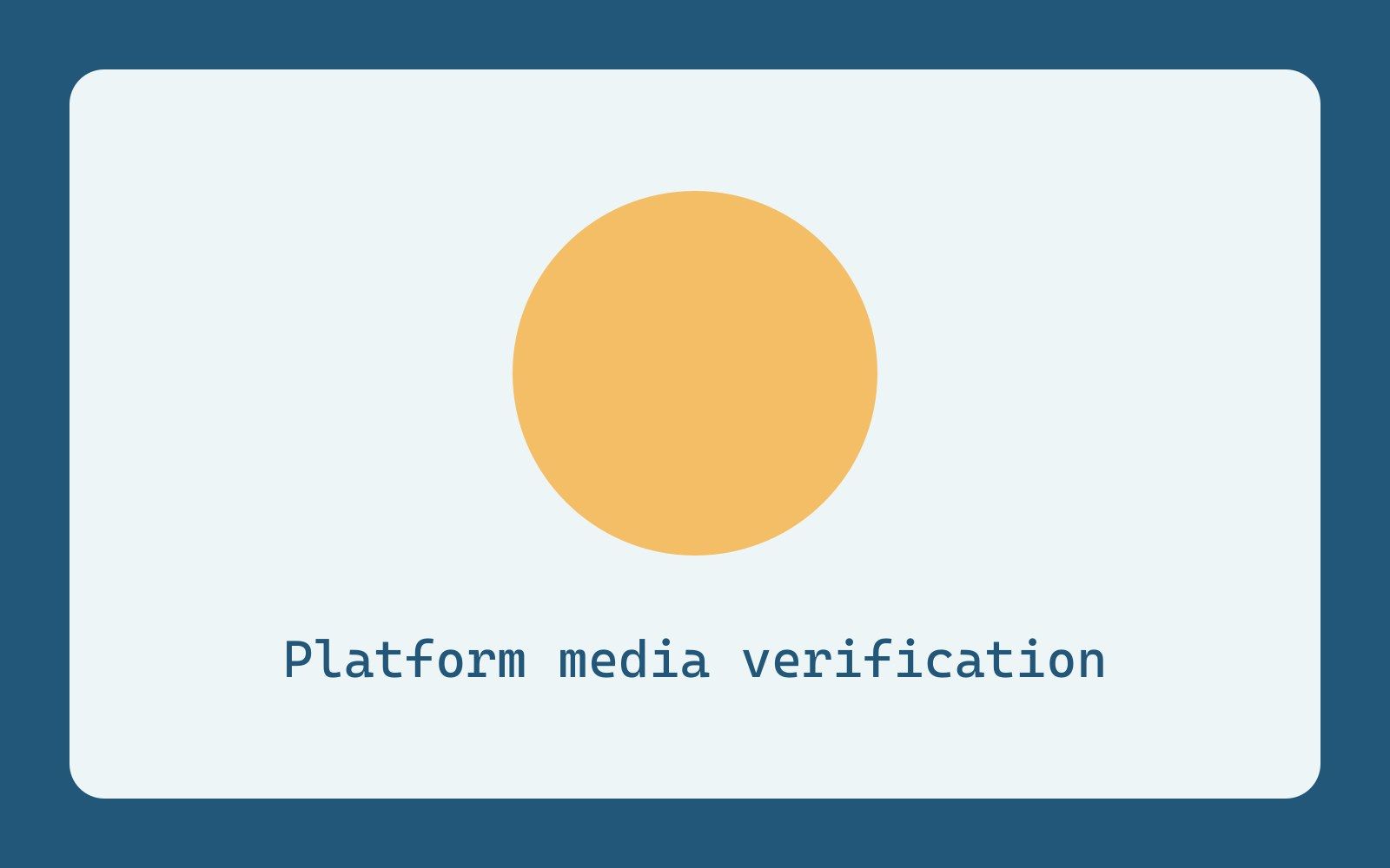 Geometric illustration used to verify platform image delivery